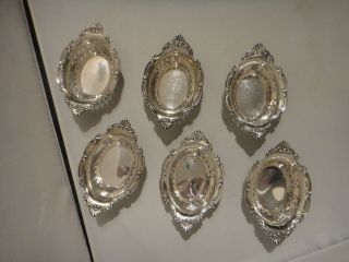6 Sterling Silver Gorham Nut Dishes Cromwell A4780