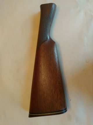 Vintage Ithaca ? Wooden Stock With Pachmayr Butt Plate Pad Flaw As Pictured