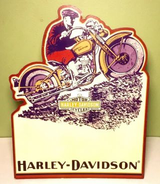 Harley - Davidson Vintage Style Clip Board Display Sign