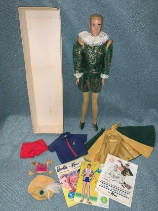 Vintage Bend Leg Ken Doll Wearing " The Prince " 772 - 1964