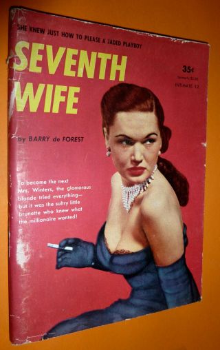 Vintage Sleaze - Seventh Wife - Barry De Forest - Intimate Novels