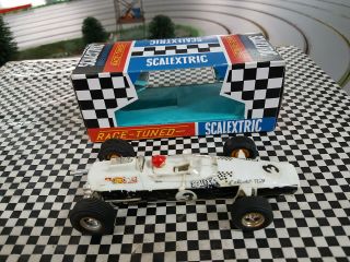 Scalextric C19 Vintage 60s Mclaren F1 Team Car In Vg Cond Boxed