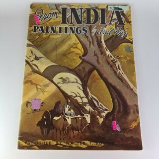 From India Paintings By Arul Raj 74 Art Vintage Paperback Book
