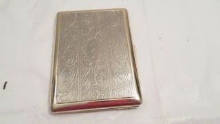 Vintage Colibri Japan Gold Tone Metal Cigarette Case