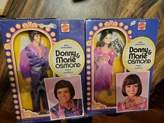 1976 Mattel Donny & Marie Osmond Action Figures - Dolls