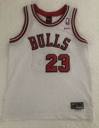 Nike Chicago Bulls Michael Jordan Jersey Kids Youth M Medium Vintage