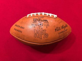 Green Bay Packers 1971 Autographed Facsimile Football