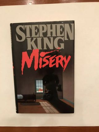Vtg Stephen King Misery 1987 Hardcover Book True 1st Print 1st Ed W/dj