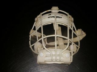 Vtg Baseball Catcher Mask White Color Cooper The Famous Canadian Company