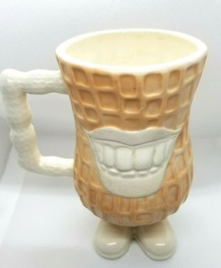Vintage President Jimmy Carter Peanut Mug Smile Teeth Ceramic