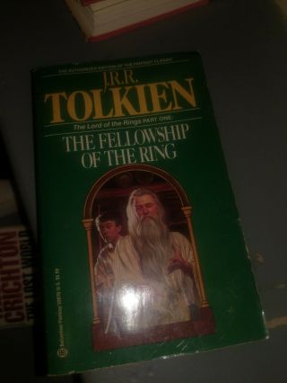 The Fellowship Of The Ring Lotr By J.  R.  R.  Tolkien Ballantine Pb