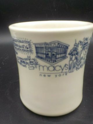 Vtg York City Souvenir Coffee Mug Ceramic Restaurant Ware Macy 