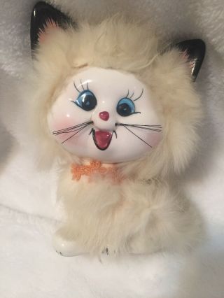 Inarco Vintage Arnart Kitten With Fur - Mid - Century.  Final Day On Ebay 8 - 9