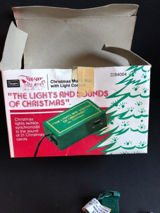 Vintage Mr Christmas Lights And Sounds Of Christmas Lights Synchronized 21 Songs 3