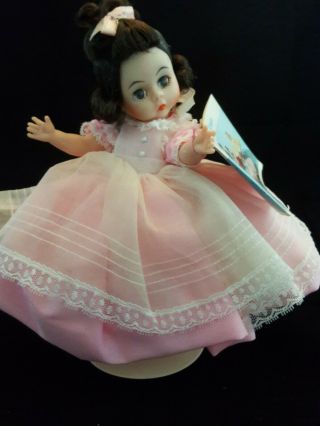 Vintage Madame Alexander 7.  5 Doll Beth 412 Miniature Showcase Little Women