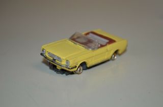 Vintage Aurora Thunderjet 1965 Ford Mustang Ho Scale Slot Car