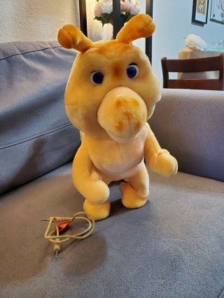 Vintage 1985 Teddy Ruxpin “grubby” With Cord
