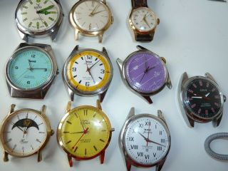 Joblot Of Assorted Vintage Watches Spares.