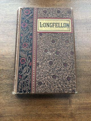 1889 Book The Poetical Of Henry Wadsworth Longfellow