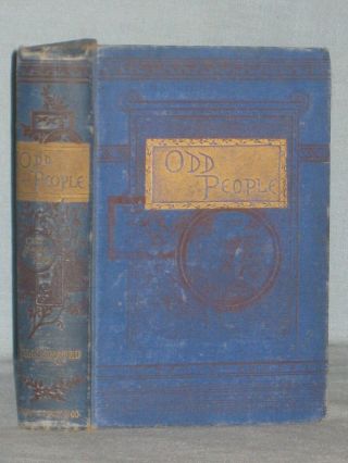 1884 Book The Man - Eaters And Other Odd People By Mayne Reid