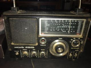 Vintage Worldstar Mg - 6600 Multi - Band Radio With Cassette Player Boombox