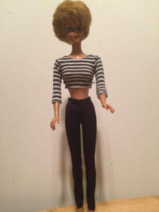 Vintage Bubblecut Barbie Doll 1964 - 65 Blonde Or Titian? In
