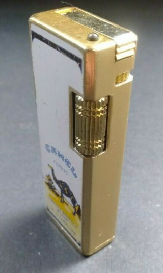 Vintage Camel Filters Gold Lighter Torch Turkish Domestic Blend Cigarettes