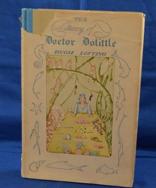 Vintage Book Club Ed.  The Story Of Doctor Dolittle By Hugh Lofting 1948