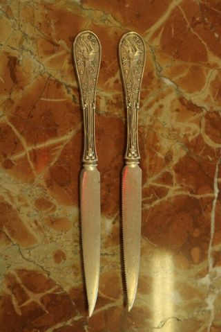 Tiffany & Co Japanese Pattern Sterling Silver Fruit Knives