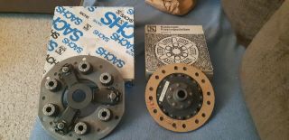 Nos Vintage Vw Beetle Bus Ghia F & S Clutch Pressure Plate And Disc 180mm