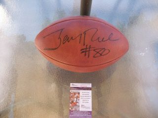 Hall Of Famer Jerry Rice Signed Official Game Nfl Football Jsa