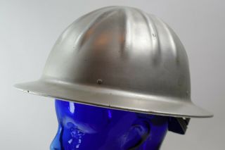 Vintage McDonald T HAT - STANDARD Aluminum Hard Hat Mine Safety Appliances Co 3