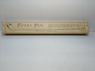 Clay Tavern Pipe By Williamsburg Pottery 16 " With Box S - 180