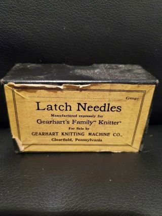 Vintage Latch Needles For Gearhart Family Knitter Nib 250,  ? Machine