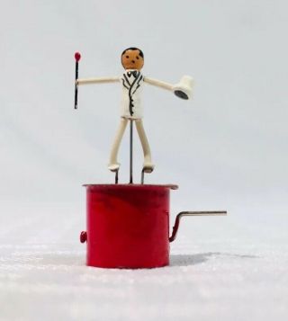 Miniature Dollhouse Artisan Mechanical Automaton Toy Cabaret Tap Dancer St Leger