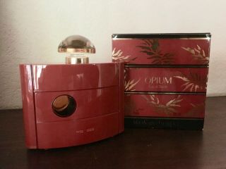 Vintage Opium By Yves Saint Laurent Edt 2 Oz Old Formula W/ Box
