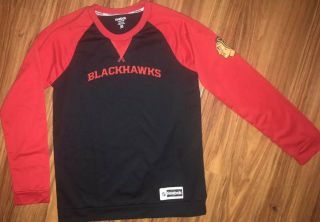 Boys Reebok Nhl Chicago Blackhawks Jersey Size Youth Large (14) - Never Worn