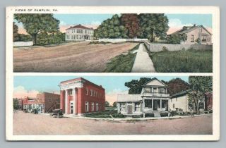 Pamplin Virginia W.  E.  Burgess Antique Appomattox County Scottsville Pub 1910s