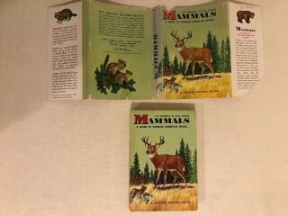 Mammals: A Guide To Familiar American Species,  A Golden Nature Guide,  Hc/dj,  1955