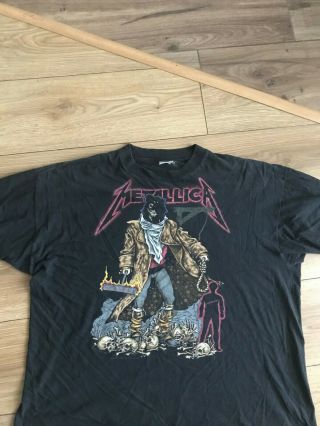 Metallica Unforgiven 1992 Pushead T Shirt Size Xl Vintage