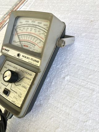 Vintage RAC Maxi - Tune Ignition Analyzer Tach Dwell Volts Amps - 3