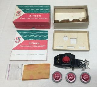 Vintage Singer Automatic Zigzagger 161157 Sewing Machine - Classes 201,  221,  222