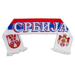 Serbia - Chetnik - Srbija Fan Scarf - Both Sided - Souvenir - Gift