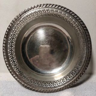 Graff,  Washbourne And Dunn Sterling Silver Pierced Dish