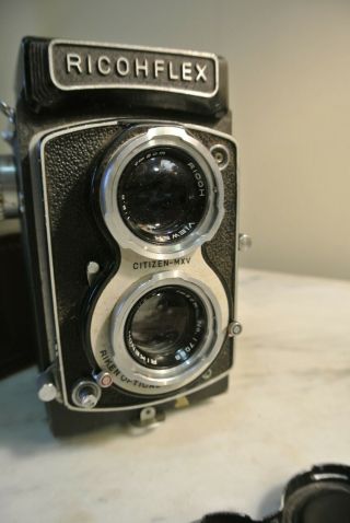 Vintage Ricohflex 79377 S F/3.  5 Twin Lens Reflex Standard Shutter Citizen Mxv