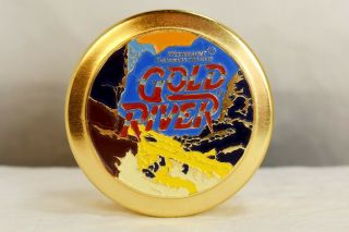 Vintage Gold River Western Cut Smokeless Tobacco Tin