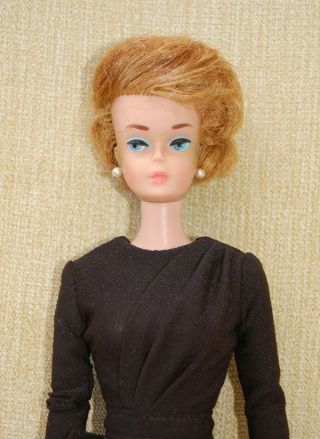 Vintage Barbie Blonde Bubble Cut Barbie 1960 