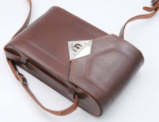 Vintage Folding Camera Case - Leather