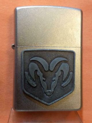 Automotive Zippo Lighter - Dodge Trucks - Graphic Ram Emblem - Nr.