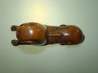 VERY RARE ART DECO ANTIQUE HAND CARVED WOODEN SPHINX ABOUT1920 3
